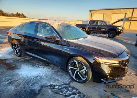 2022 Honda Accord Hybrid Sport из США, поврежденный, VIN 1HGCV3F23NA017094